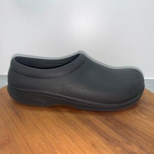 CROCS Unisex Adults Mens 6 Womens 8 On-The-Clock Work Slip-On Clogs Black